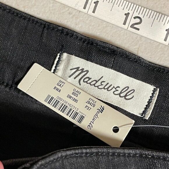 NWT Madewell Cali Demi-Boot Chewed Hem Jeans Plus Size Curvy 37Petite - Picture 10 of 14